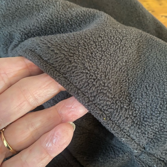 Woolrich Chocolate Brown Fleece Vest with Teal Accents Men’s XL - Picture 8 of 10